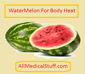 watermelon for internal body heat